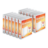 Cardinal archivador 1.5" vista frontal con cubierta ClearVue para identificación rápida
