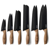 CAROTE set frontal mostrando las 12 piezas, solución completa de cocina