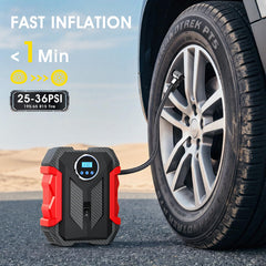 CARSUN 12V plug and long 10ft cord for extended reach around vehicle