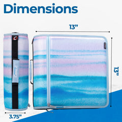 Case-it detalle del tejido ripstop resistente, durabilidad ante uso diario