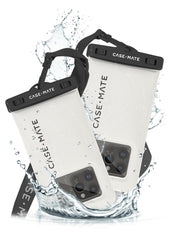 Case‑Mate funda frontal Sand Dollar mostrando cierre y ventana táctil, protección segura