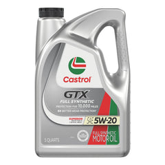 Castrol GTX frente del envase mostrando tamaño y uso