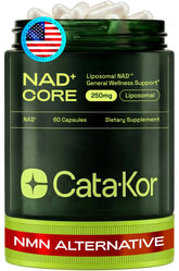 Cata-Kor frasco frontal mostrando etiqueta y dosis clara
