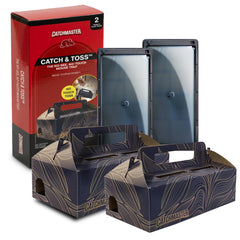 Catchmaster trampa frontal empaquetada mostrando protección sin contacto