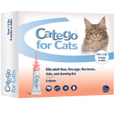 Catego frente del empaque mostrando producto y duración mensual