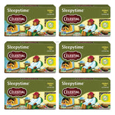 Celestial Seasonings frente de caja Sleepytime, presentación y diseño atractivo