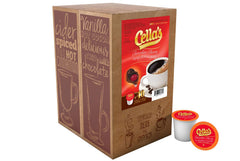 Cella's primer plano de cápsula que resalta sello y textura para asegurar frescura