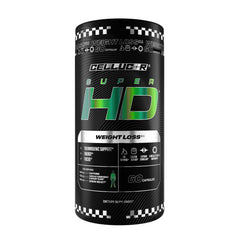 Cellucor SuperHD vista frontal del envase mostrando diseño y cantidad