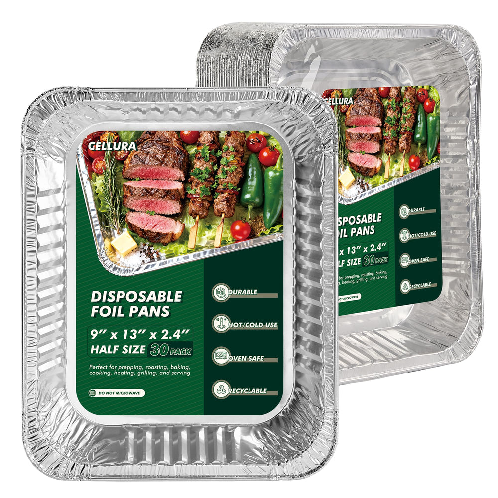 CELLURA bandeja frontal 9x13 mostrando forma y acabado, ideal para hornear