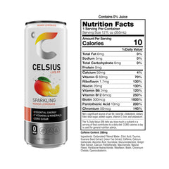 CELSIUS lata en mano comparando tamaño y portabilidad