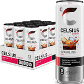 CELSIUS lata frente mostrando diseño y energía funcional
