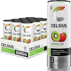 CELSIUS lata frontal mostrando diseño y sabor refrescante