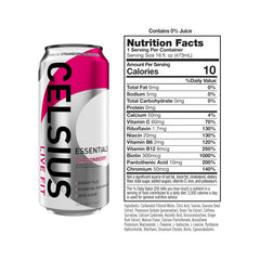 CELSIUS close-up de burbujas y textura ofreciendo sensación refrescante y chispeante