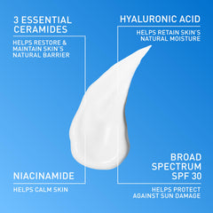 CeraVe aplicación en mano demostrando fácil extensión y absorción