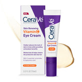 CeraVe crema de ojos frontal mostrando envase y tamaño práctico