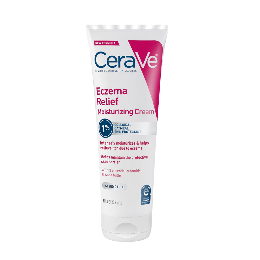 CeraVe envase frontal 8oz mostrando diseño de producto y beneficio calmante