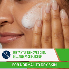 CeraVe crema que se transforma en espuma, limpieza suave e hidratante