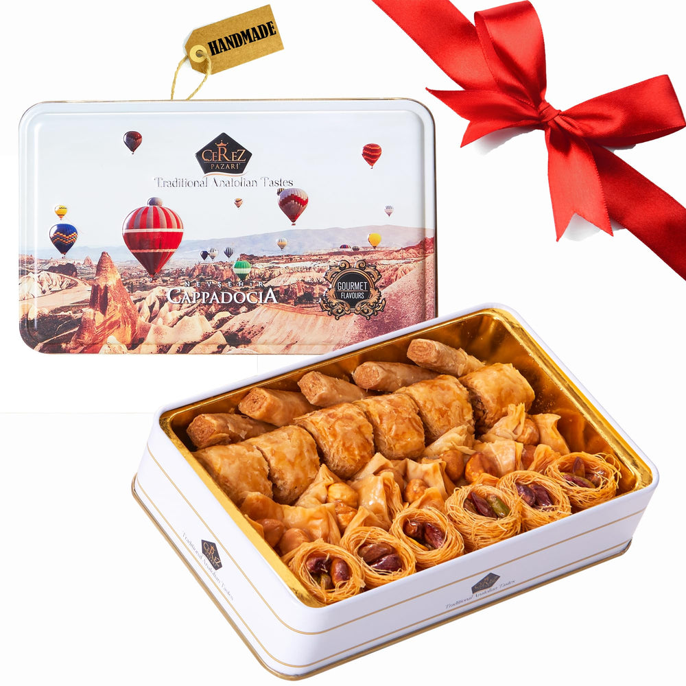 Çerez Pazarı lata frontal elegante lista para regalo y presentación premium