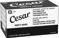 Cesar empaque frontal mostrando variedad y conveniencia para cenas fáciles