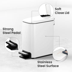 Cesun pedal de acero robusto, pisada cómoda y duradera