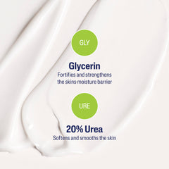 Cetaphil aplicación en brazo mostrando piel más suave y reducción de bultos
