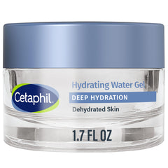 Cetaphil envase frontal mostrando gel hidratante y beneficio de hidratación rápida