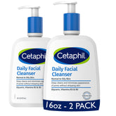 Cetaphil limpiador frontal pack de 2ct mostrando frascos y etiqueta clara