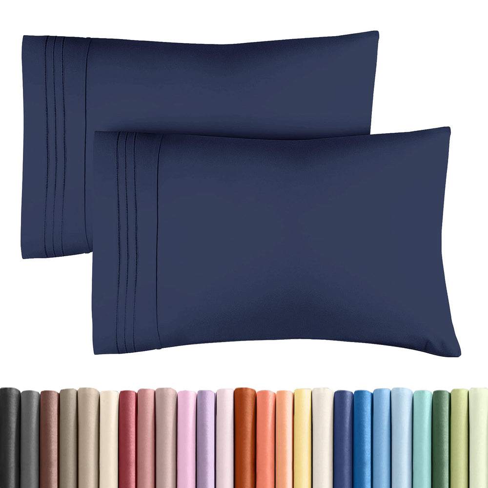 CGK Unlimited funda king frontal mostrando acabado y color azul marino, apariencia premium