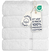 Chakir Turkish Linens toalla frontal mostrando diseño y tamaño, confort garantizado