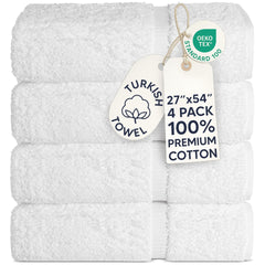 Chakir Turkish Linens toalla frontal mostrando diseño y tamaño, confort garantizado