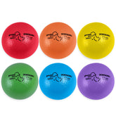 Champion Sports frontal del paquete mostrando seis pelotas, fácil transporte