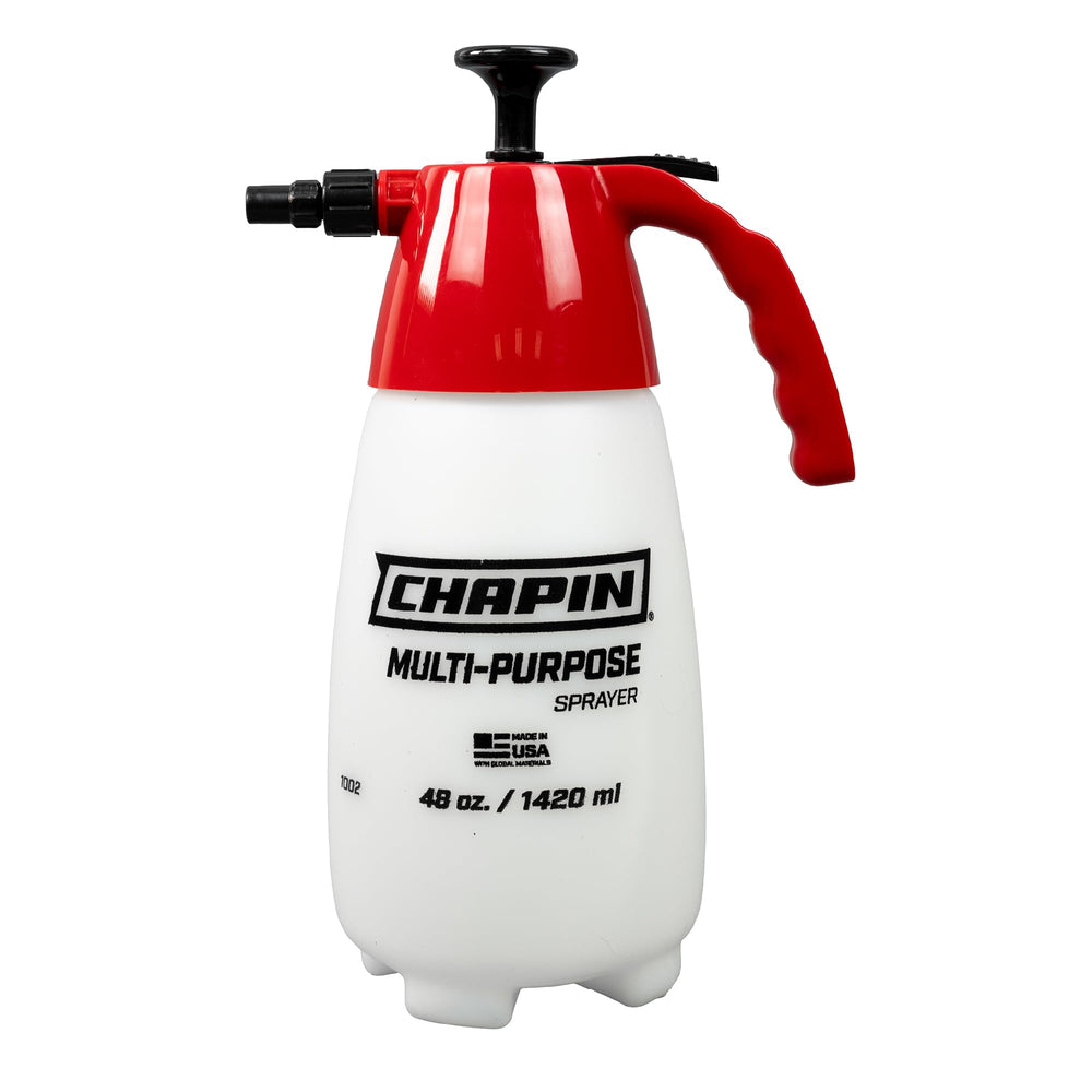 CHAPIN vista frontal del pulverizador 48 oz con depósito translúcido para control visual