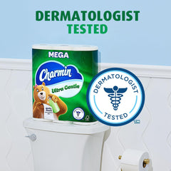 Charmin textura cercana que ilustra suavidad y loción protectora