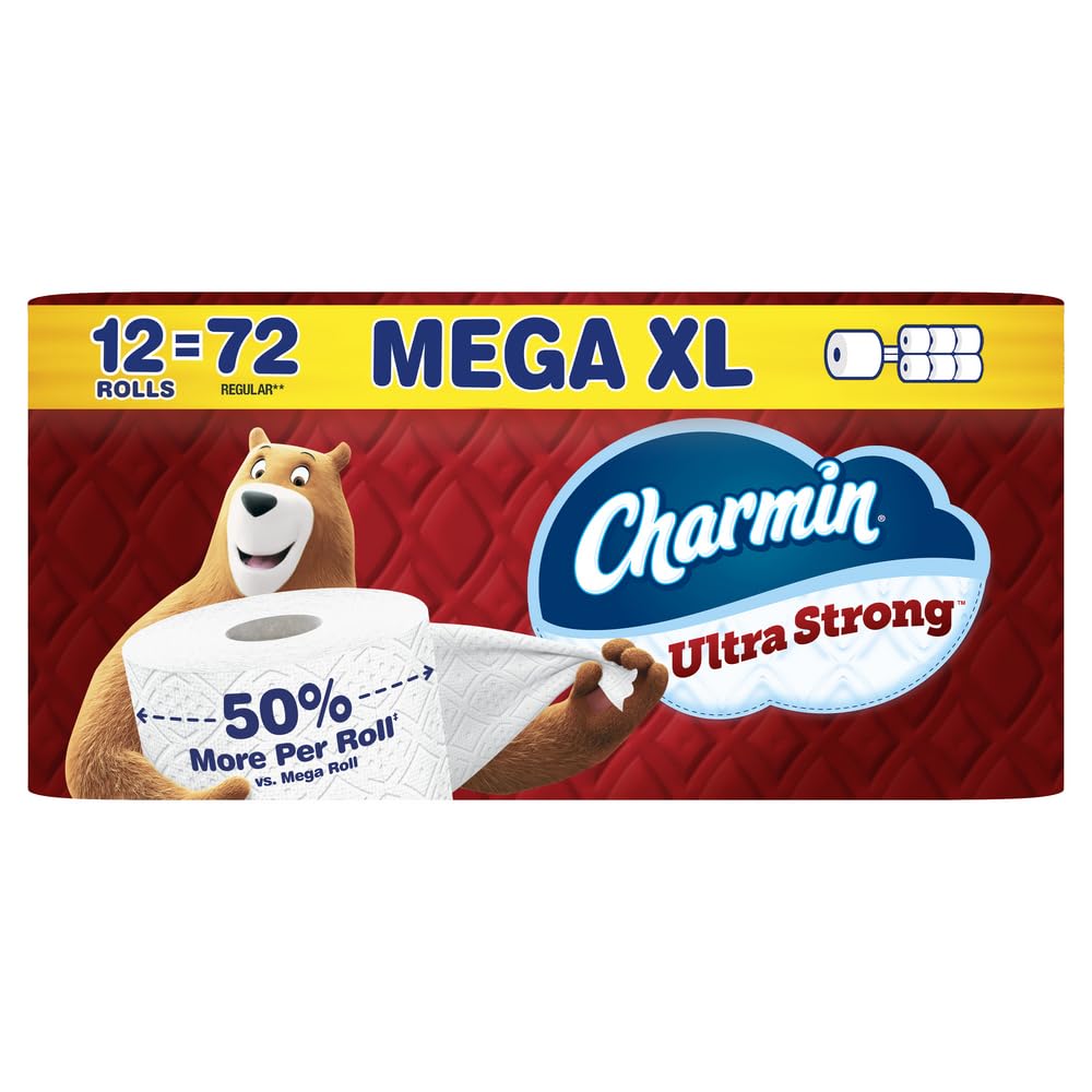 Charmin empaque frontal mostrando 12 Mega XL para ahorro