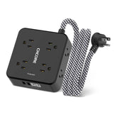 CHCORE vista frontal con 8 enchufes y 4 puertos USB para múltiples dispositivos