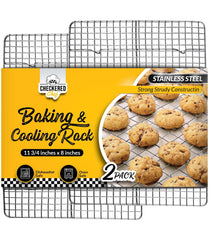 Checkered Chef rejilla frontal pack muestra dos piezas y durabilidad