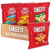 Cheez-It frontal con paquete visible y atractivo para llevar