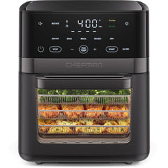 Chefman vista frontal con puerta ventana mostrando control y beneficio de supervisión