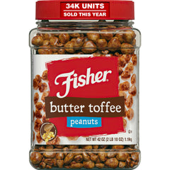 CHEF'S NATURALS bote frontal de Fisher con 42 onzas mostrando tamaño y conveniencia