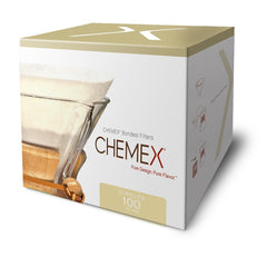 Chemex filtro detalle textura fibras gruesas que retienen sedimentos para taza limpia
