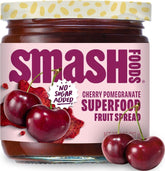 Chia Smash frasco frontal mostrando la mermelada y atractivo visual