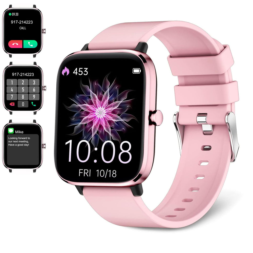 Choiknbo frente y caja mostrando diseño rosa y accesorios
