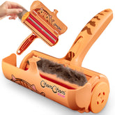 ChomChom Roller front view showing compact reusable design and easy grip benefit