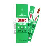 Chomps front packaging showing product and benefits