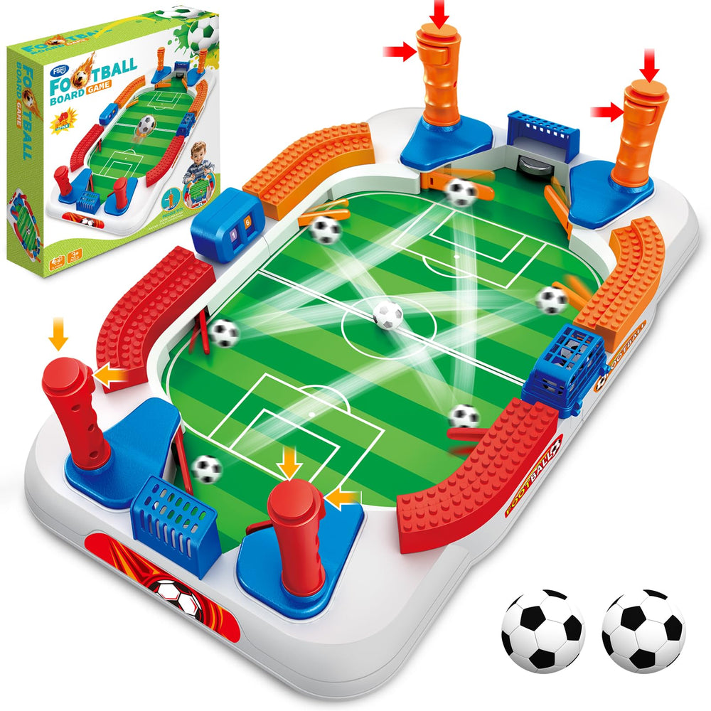 choopheme vista frontal del futbolín de mesa para partidas rápidas