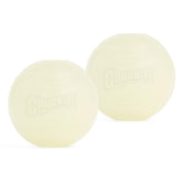 Chuckit! pelota glow vista frontal mostrando forma y color útil para identificar