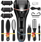 CIVYPRO vista frontal del kit mostrando cuerpo y rodillos, útil para pedicura doméstica