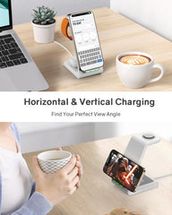CIYOYO teléfono en carga vertical y horizontal mejora visualización mientras carga