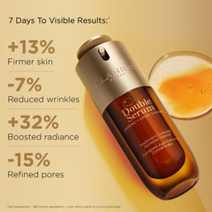 CLARINS detalle del dispensador del DOUBLE SERUM para fácil dosificación