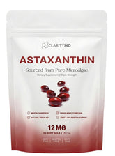 ClarityMD frontal del envase mostrando dosis 12 mg y beneficios claros